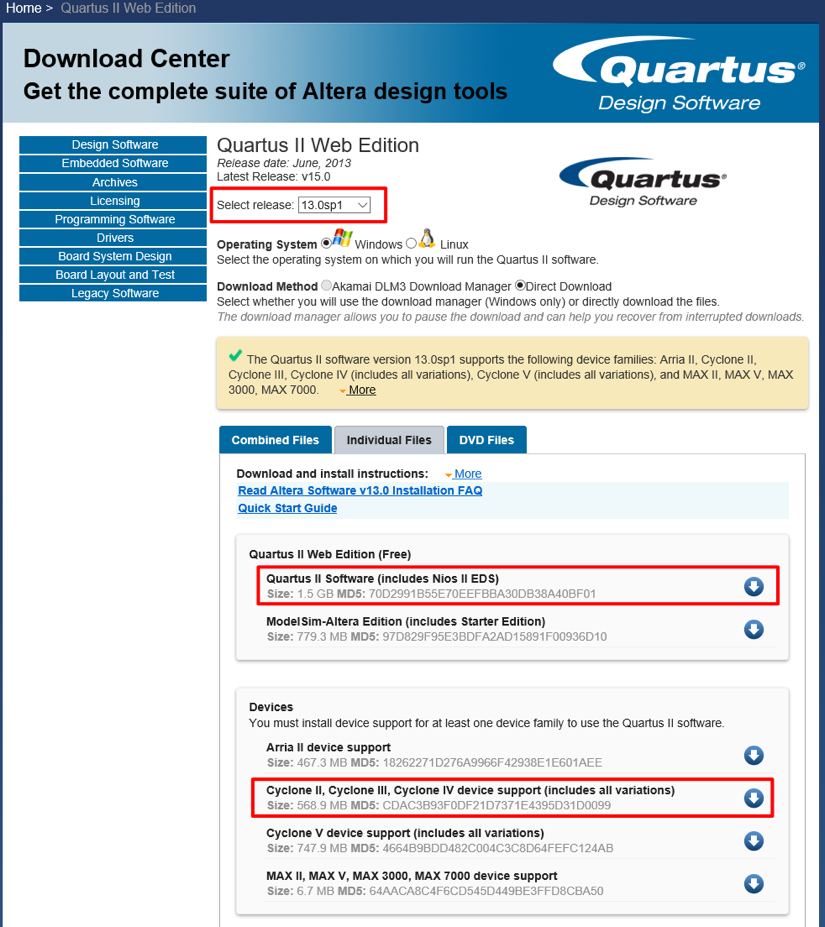 quartusdl